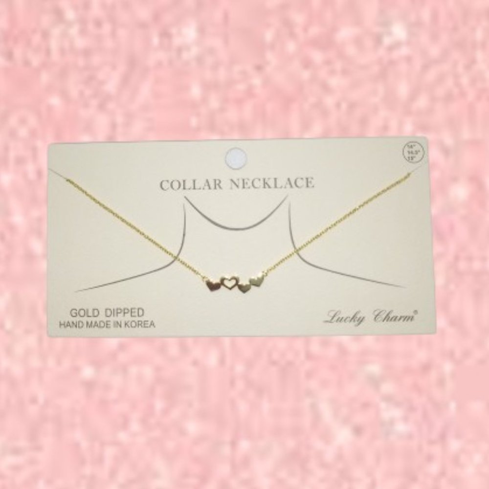 Little Hearts Choker/Collar Necklace